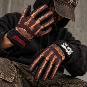 Travis Scott Cactus Jack T-Rexx Skeleton Gloves Black L/XL SS24